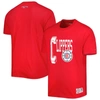 TOMMY JEANS TOMMY JEANS RED LA CLIPPERS MEL VARSITY T-SHIRT