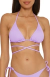 BECCA COLOR CODE WRAPAROUND TRIANGLE BIKINI TOP