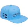 PRO STANDARD PRO STANDARD  LIGHT BLUE SPELMAN COLLEGE JAGUARS EVERGREEN SPELMAN SNAPBACK HAT