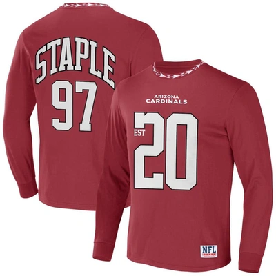 Staple Nfl X  Red Arizona Cardinals Core Team Long Sleeve T-shirt