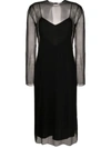 Ferragamo Salvatore  Dresses In Black