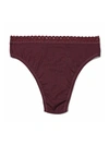 Hanky Panky Mellowluxe™ High Cut Thong In Red