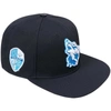 Pro Standard Black Cheyney Wolves Arch Over Logo Evergreen Snapback Hat In Black