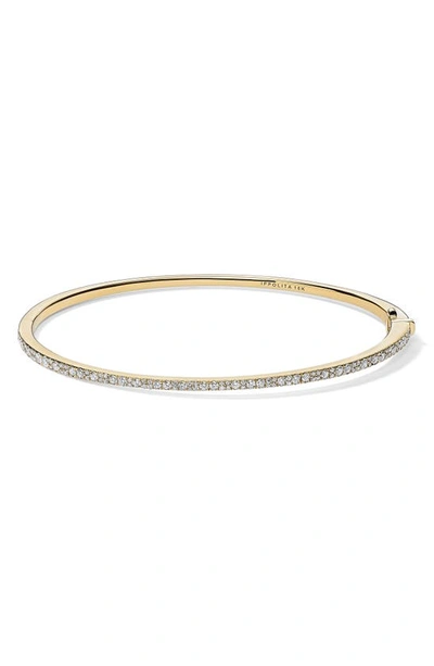 Ippolita 18k Yellow Gold Stardust Diamond Bangle Bracelet In White/gold