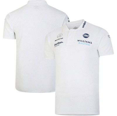 Umbro White Williams Racing Cvc Media Polo