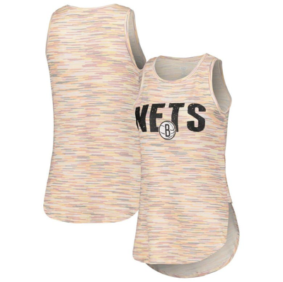 Concepts Sport White Brooklyn Nets Sunray Tank Top