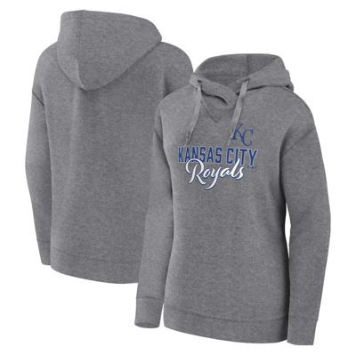 Profile Heather Gray Kansas City Royals Plus Size Pullover Hoodie
