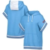 LUSSO LUSSO  LIGHT BLUE ST. LOUIS CARDINALS MABEL TRI-BLEND SHORT SLEEVE PULLOVER HOODIE