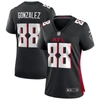 Nike Tony Gonzalez Black Atlanta Falcons Game Retired Player Jersey In Black