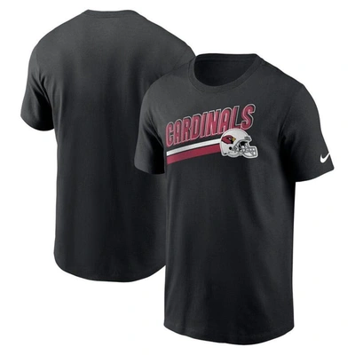Nike Black Arizona Cardinals Essential Blitz Lockup T-shirt In Black