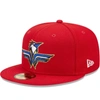 NEW ERA NEW ERA RED FAYETTEVILLE WOODPECKERS MARVEL X MINOR LEAGUE 59FIFTY FITTED HAT