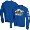 CHAMPION CHAMPION BLUE ALBANY STATE GOLDEN RAMS 2-HIT POWERBLEND PULLOVER SWEATSHIRT