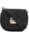 FURLA FURLA SMALL CLUB SADDLE BAG - BLACK,87858911965855