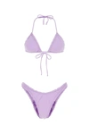 Reina Olga Lilac Stretch Nylon Bikini In Purple