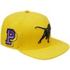 PRO STANDARD PRO STANDARD  GOLD PRAIRIE VIEW A&M PANTHERS EVERGREEN MASCOT SNAPBACK HAT