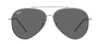 Ray Ban Ray-ban Reverse 62mm Oversize Aviator Sunglasses In Grey