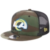New Era Camo Los Angeles Rams Classic Trucker 9fifty Snapback Hat In Camo