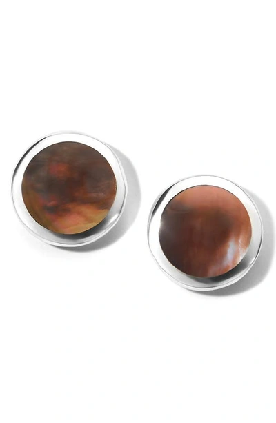Ippolita Women's Polished Rock Candy Sterling Silver & Shell Small Stud Earrings In Silver