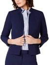 Anne Klein Star-collar Open-front Blazer In Multi