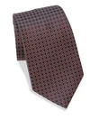 ERMENEGILDO ZEGNA Microwave Diagonal Pattern Silk Tie