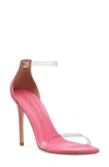 STUART WEITZMAN NUDISTCURVE ANKLE STRAP SANDAL