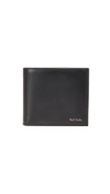 PAUL SMITH INTERIOR COLOR BAND BILLFOLD WALLET,PSMTH30754