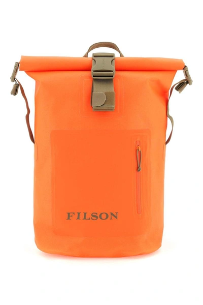 Filson Dry Backpack In Orange