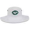 NEW ERA NEW ERA WHITE NEW YORK JETS 2023 NFL TRAINING CAMP PANAMA BUCKET HAT