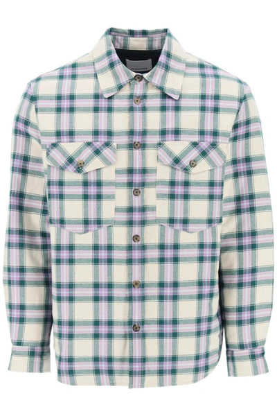 Isabel Marant 'marayan' Flannel Overshirt In Multi-colored
