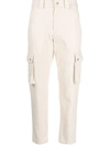 Isabel Marant Evalia Tapered Cotton Cargo Pants