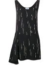 PRADA PRADA SABLÈ SATIN DRESS BLACK