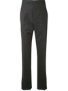 THOM BROWNE THOM BROWNE SUPER 120S TWILL CLASSIC BACKSTRAP TROUSERS