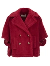 Max Mara Aleggio Fuzzy Wool Cape