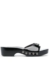 Re/done Patent-finish Leather Mules