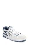 New Balance 550 Basketball Sneaker In White/ Vintage Indigo