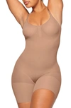 Skims Everyday Sculpt Crotchless Shaper Bodysuit In Sienna