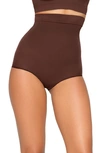 Skims Seamless Sculpt Sculpting High Waist Briefs In Cocoa