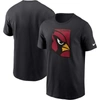 Nike Black Arizona Cardinals Local Essential T-shirt In Black