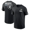 NIKE NIKE BLACK LAS VEGAS RAIDERS BLITZ ESSENTIAL T-SHIRT