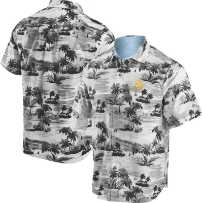 Tommy Bahama Black San Diego Padres Tropical Horizons Button-up Shirt
