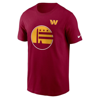 Nike Burgundy Washington Commanders Local Essential T-shirt In Red