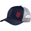 Nike Navy Uswnt Classic99 Trucker Snapback Hat In Blue