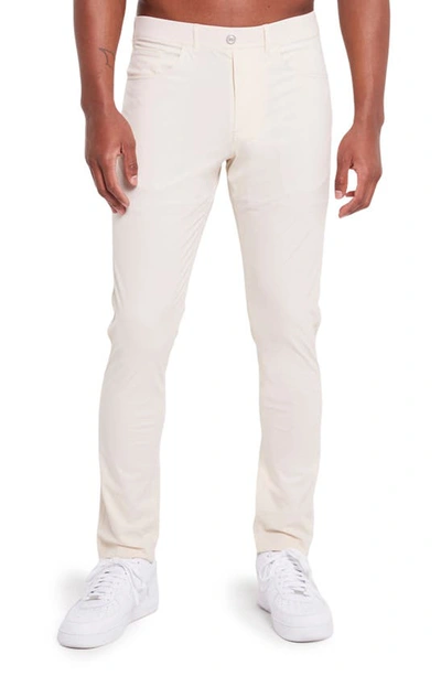 Redvanly Kent Pull-on Golf Pants In Stone