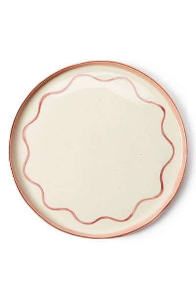 The Conran Shop Hand Painted Salad Plate In White