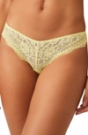 Free People Intimately Fp Maya Lace Bikini Cut Panties In Cutecumber