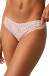 Free People Intimately Fp Maya Lace Bikini Cut Panties In Petal