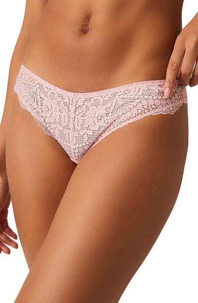 Free People Intimately Fp Maya Lace Bikini Cut Panties In Petal
