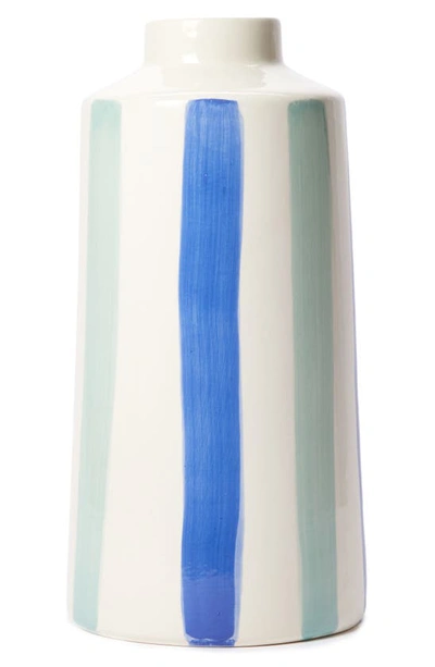 The Conran Shop Large Blue Stripes Vase