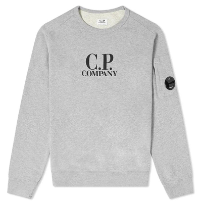 C.p. Company Kids Gray Basic Sweater In Grey