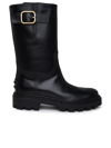 TOD'S TOD'S BLACK LEATHER BOOTS